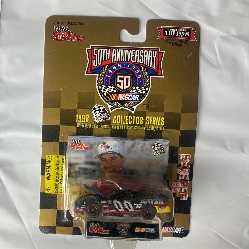 1998 NASCAR 50th Anniversary Dale Earnhardt 00‎ Checker Flag Diecast 1 of 19998